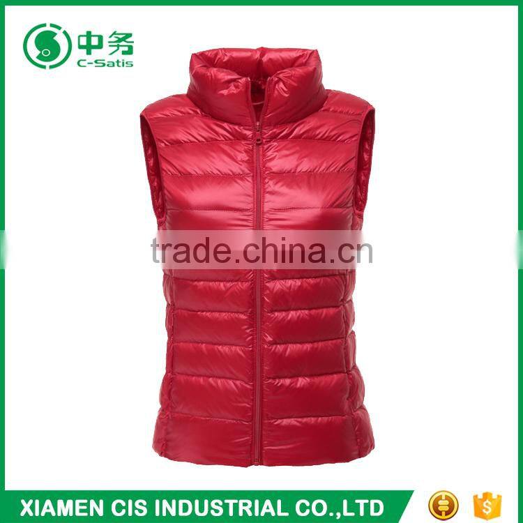 Latest Fashion Multi Color Keep Warm Women Winter Duck Down Vest for Sale