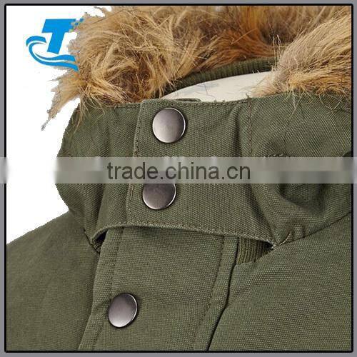 Boys Casual Parka Jacket - Green
