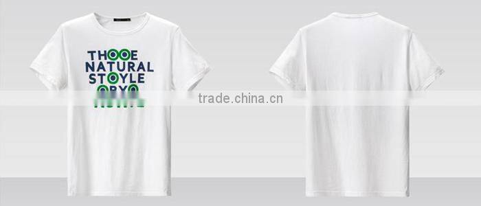 Shirt factory short sleeve plain tshirt with fashion style