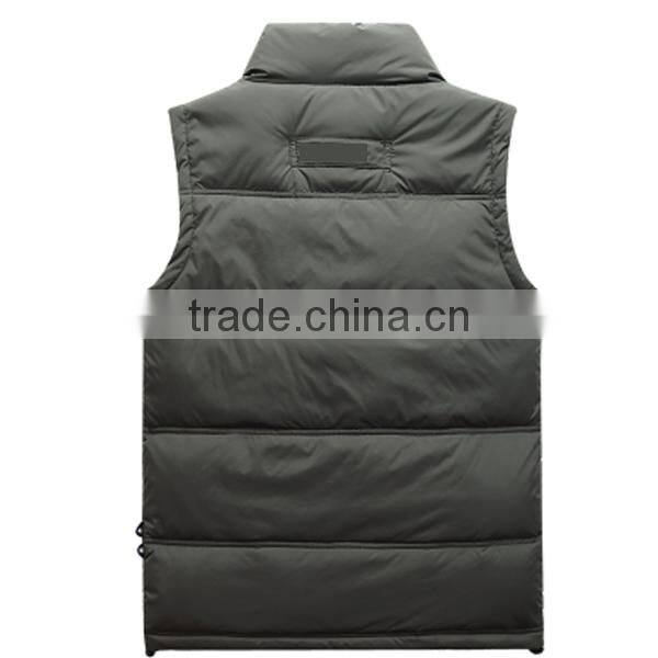 2015 New Fashion Customized Outdoor Down Winter Jacket Vest Men,Winter Clothing