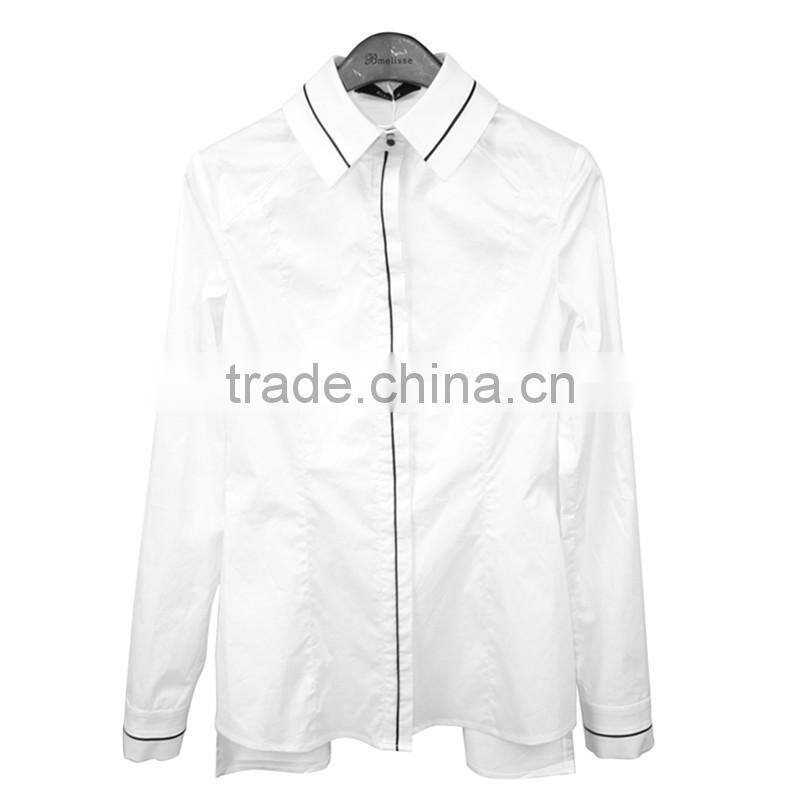 2014 2015 new design alephan man shirt custom made white shirt