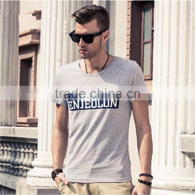 Latest 100% Cotton Short Sleeve T-shirt Hood T-shirt Clothes For Men With Custom Garment