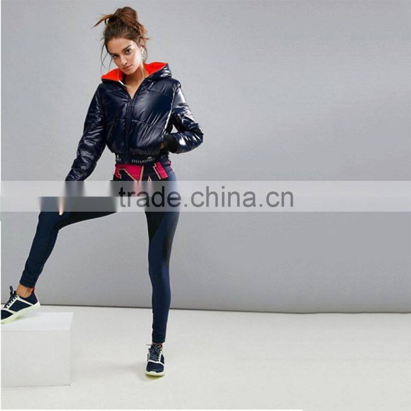 Baseball clothing spring and autumn pu leather long sleeve short black jacket Female sports casual jacket