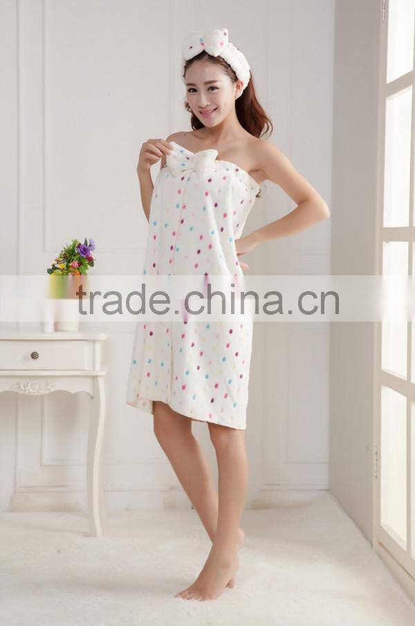 Lovely bow beautiful 9color choice fashion with headbands set made in china comfortable bath towel