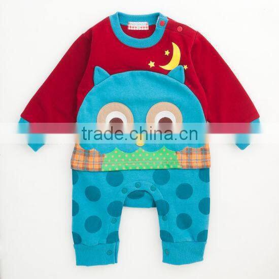 Wholesale spring/autumn Easter kids wear children stereo modelling bunny clothes cotton romper infant coveralls climbing cloth