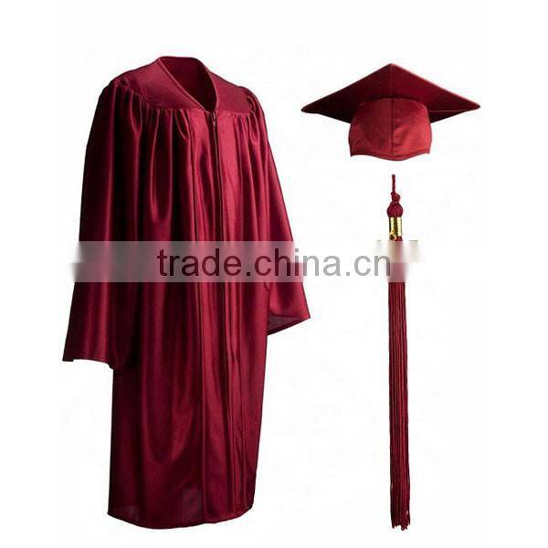 Graduation Gown for College, Bachelor Gown / Univerisity / Matte Caps and Tassel