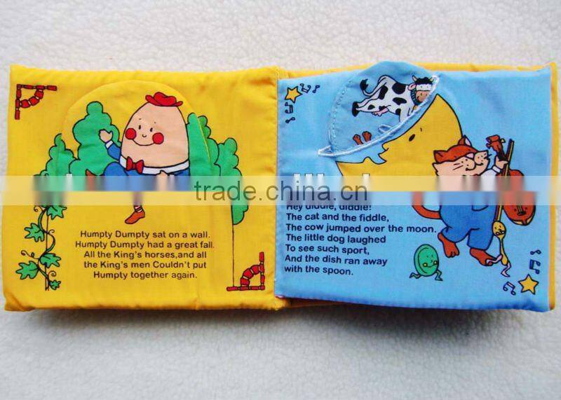 Hot baby and kids pillow story book in China