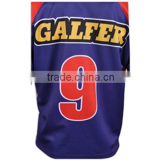 University College Sublimation Printing custom baseball Shirt