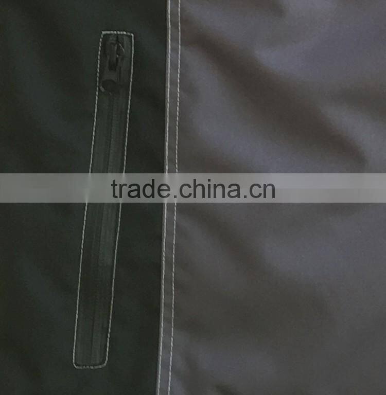 OEM workwear 300D oxford waterproof bomber jacket black for men