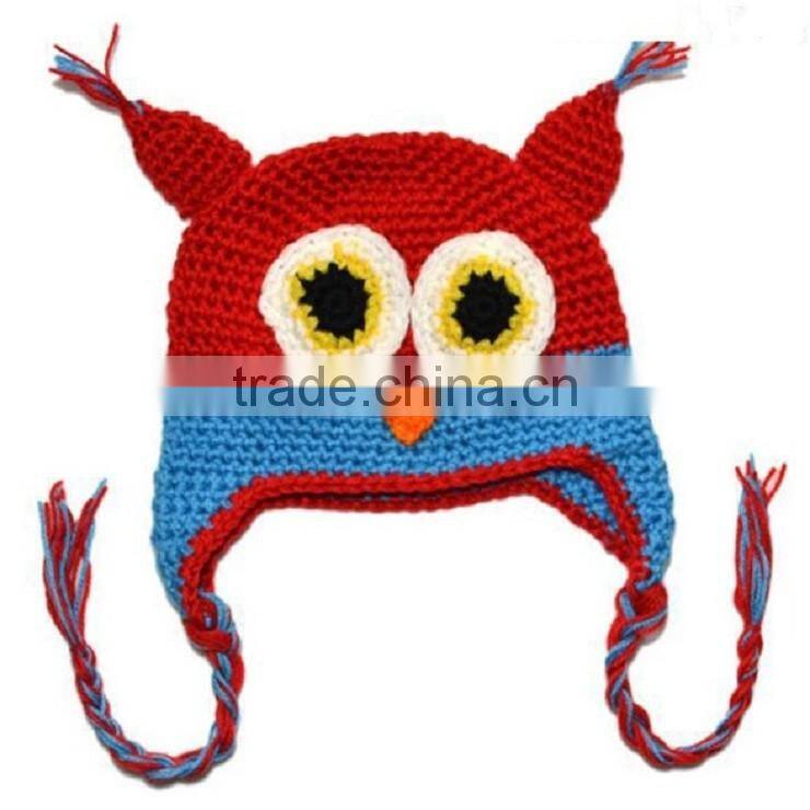 Crochet baby hat/little Owl hat/ Baby photo prop