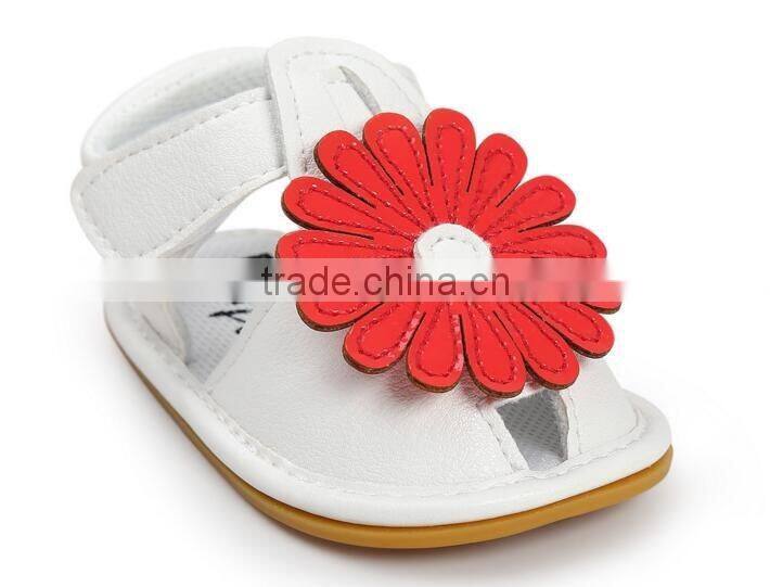 sunflower baby summer sandals, baby leather sandals