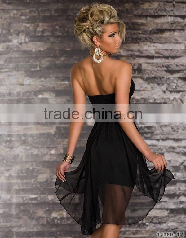 New Fahion Chiffon Dress High Quality Women Bra Top mini Dress For Sale