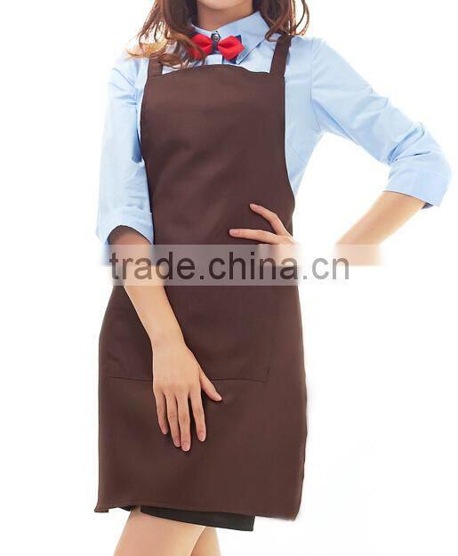 Guangzhou factory custom cotton twill kitchen aprons