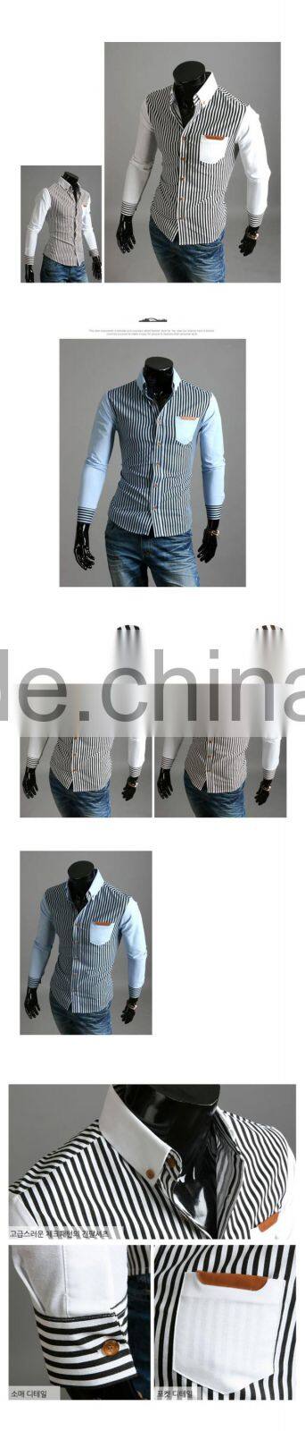 wholesale korean style slim fit t shirt for men with cheap price