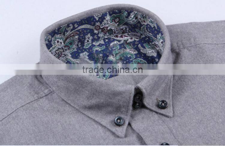 shirt new fashion 100% cotton business shirt for men button down long sleeve