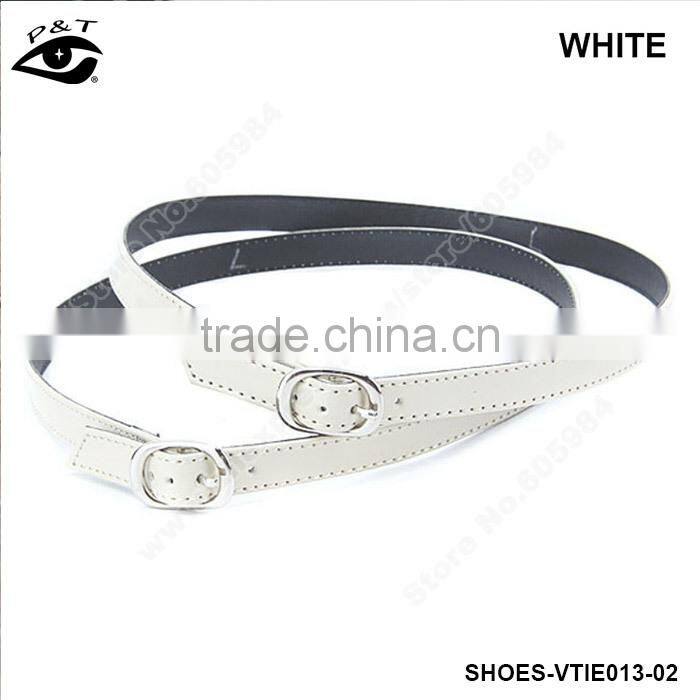 Removable Shoes Straps Detachable Shoe Strap Adjustable Leather Straps with Adjustable Buckle Shoes Accessories 12 Colors