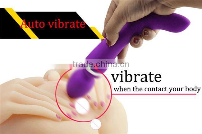 Smart Deep-Waterproof G Spot Dildo Vibrator With Dual Motor Magic Wand Massage Sex Product for Couples