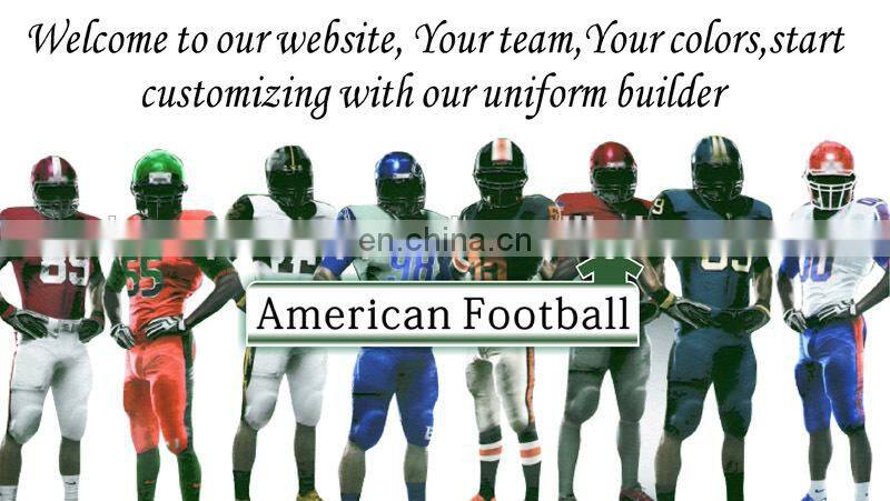 Wholesale customized design sublimation team american football jerseys/uniform