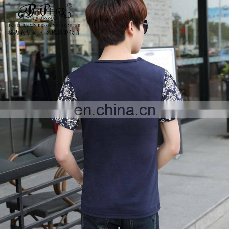 Peijiaxin Fashion Design Casul Style High Quality Blank Custom Printed T-shirts