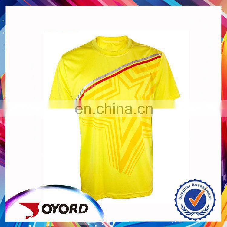 Accept small order sublimated golf shirt, wholesale yellow adult golf wear