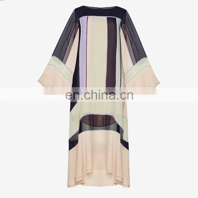 2017 new arrivals chinese clothing manufacturers long sleeve latest design muslim evening dress