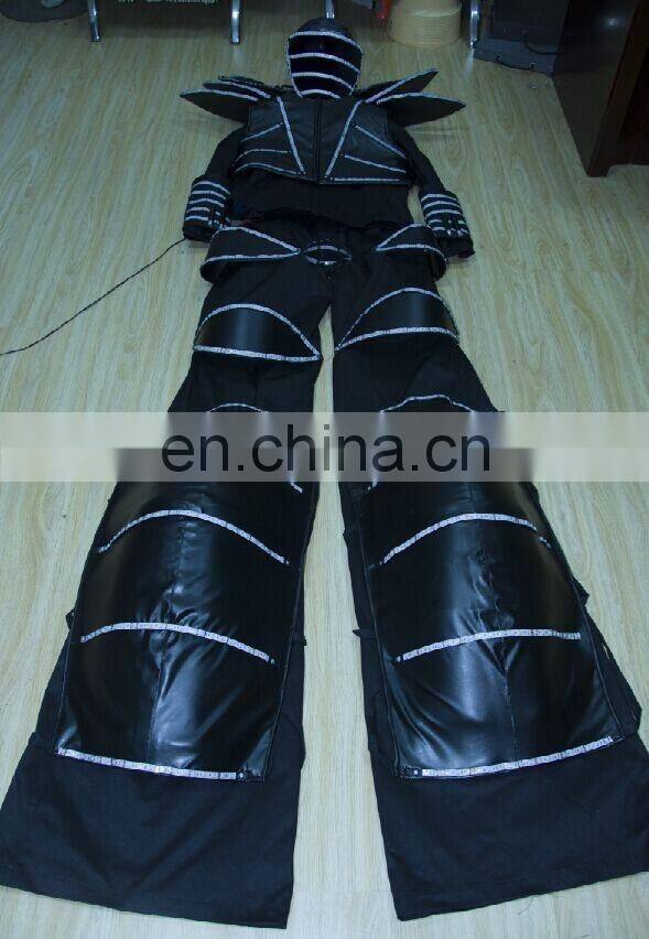 led jumping suit stilts walker led robot costume