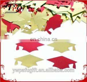 shiny metallic gold graduate confetti