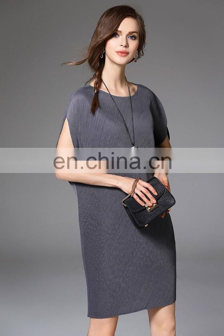 OEM service latest fashion pleats clothes women pleats issey dress