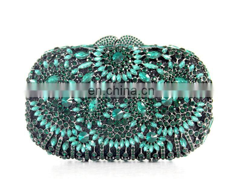 Newest colorful Crystal Evening Clutch Bag