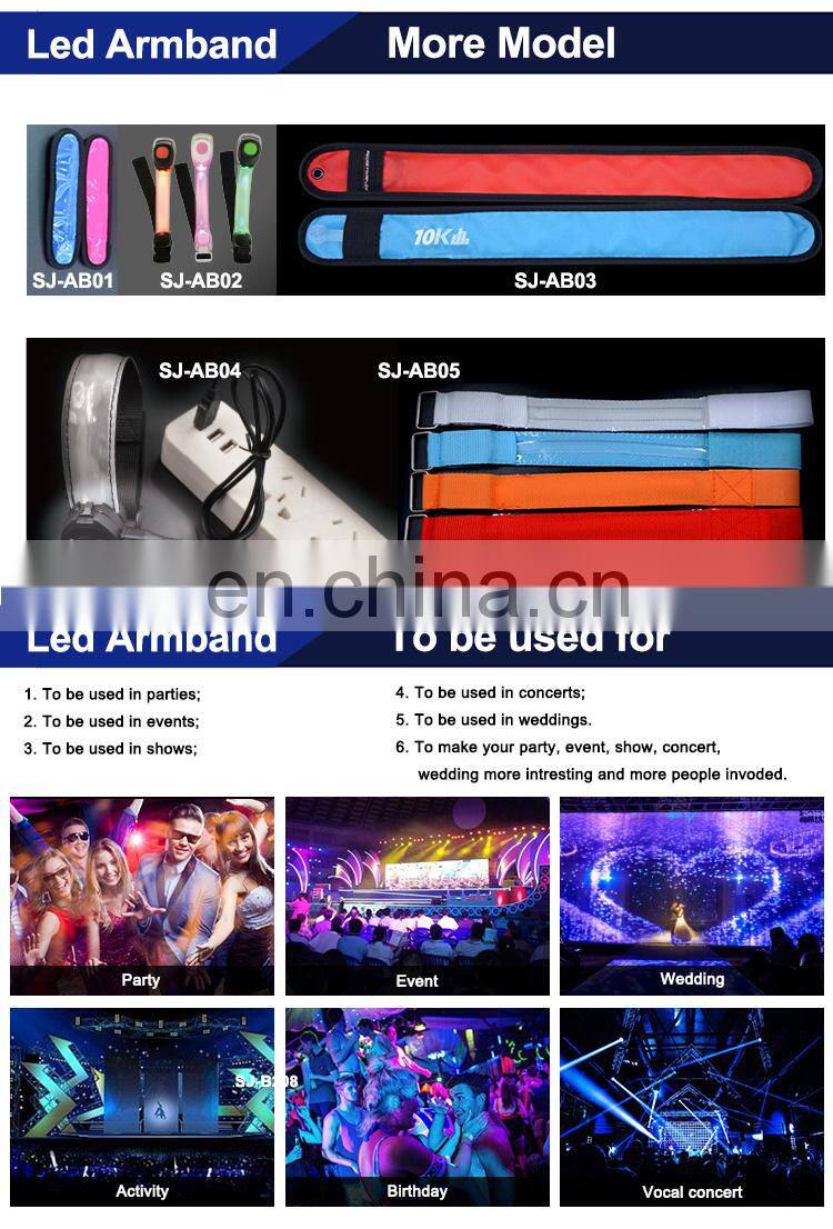 Hot New Products For 2018 Pvc Led Lights Gifts Slap Bands