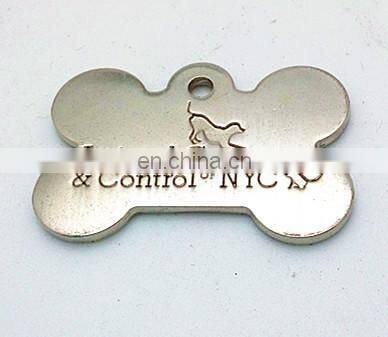 Sliver 2.0mm Metal Blank Nameplate