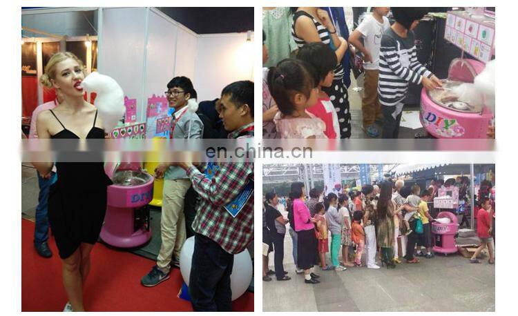 automatic sugar cotton candy floss vending machine for sale