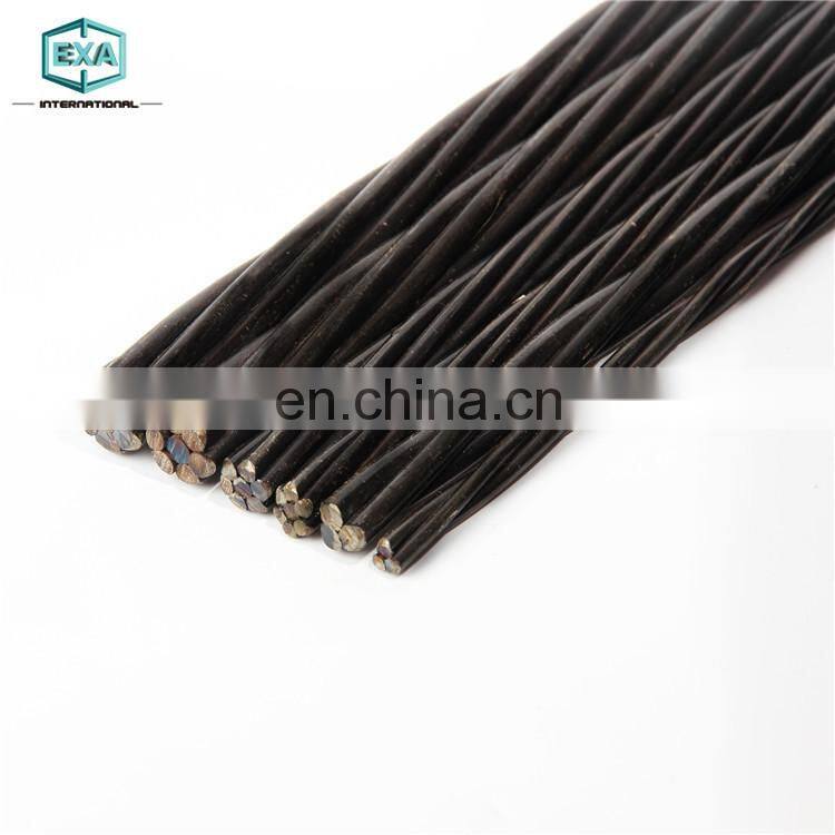 wholesale ASTM A416 15.2mm low relaxation pc steel strand for bridge construction