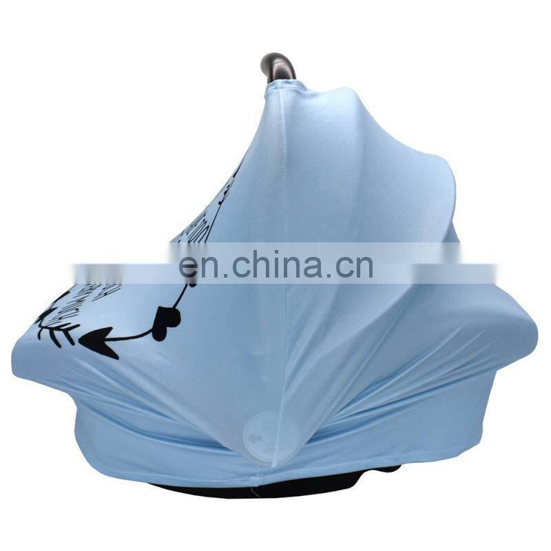 Baby Stretchy Nursing Breastfeeding Cover Multi Use Car Seat Canopy Stroller Infant Car Seat Breastfeeding Cover Baby Carseat
