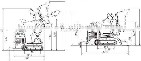 HYSOON HD05 mini dumper