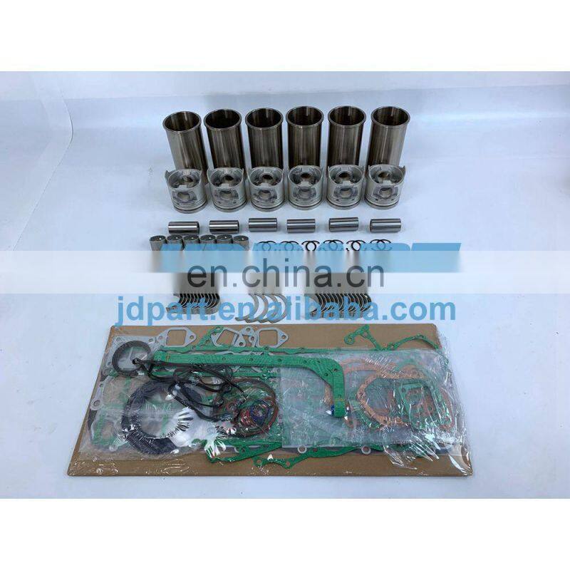 S6KT Engine Overhaul Kit With Cylinder Piston Rings Liner Full Gasket Kit Bearings For Mitsubishi