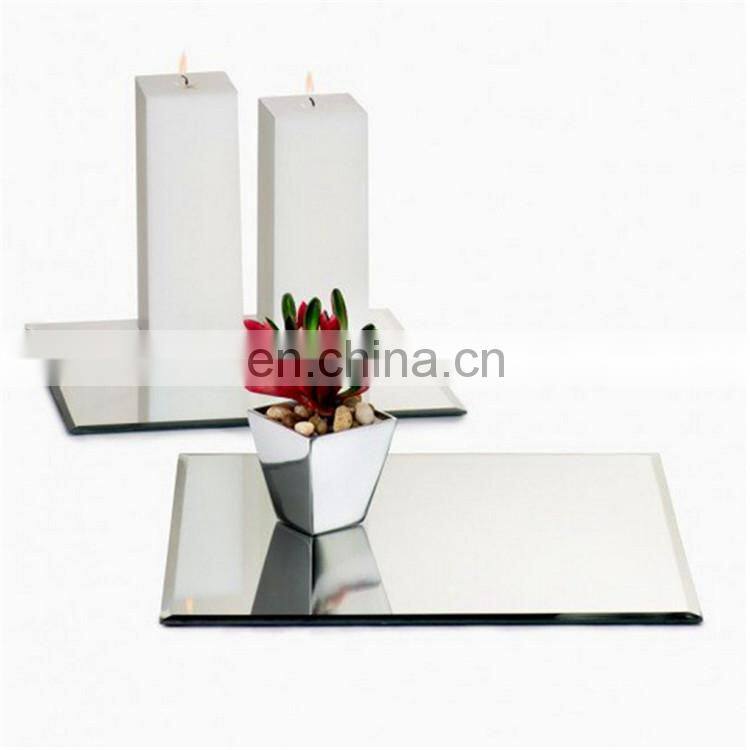 China Manufacturer Multi Shaped Mirror Candle Plate Factory Price
