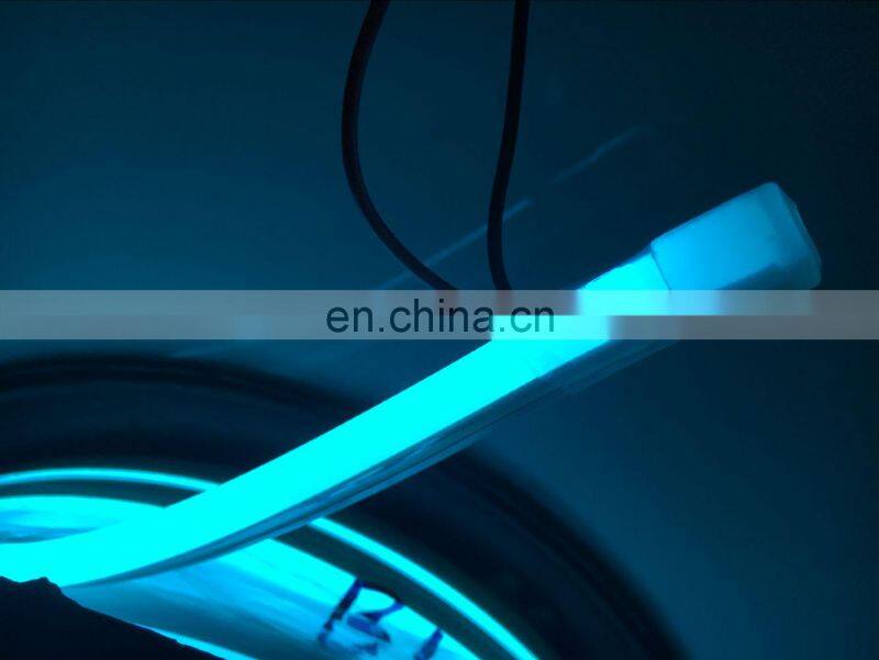 Soft More than PVC Ice Blue silicone u shape led neon tube flexible