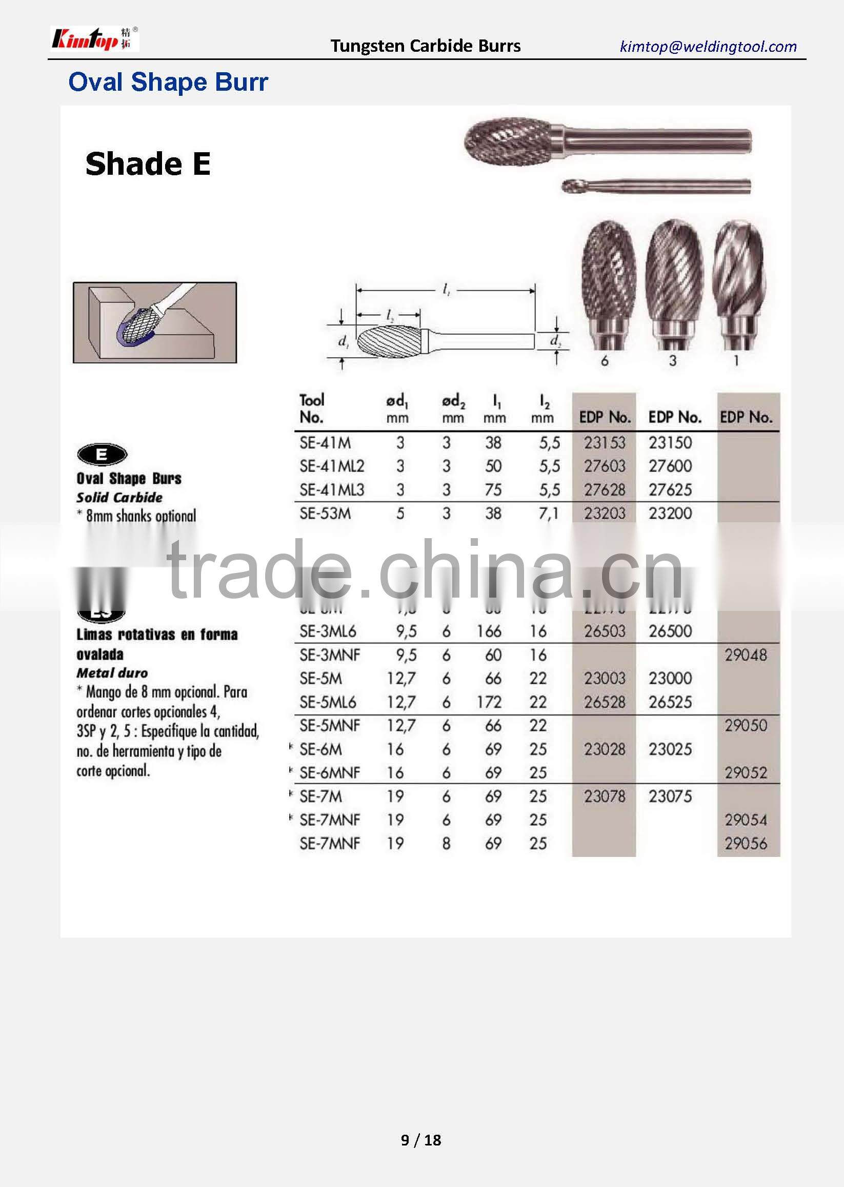 Hot Isostatic Pressing Tungsten Carbide Burr