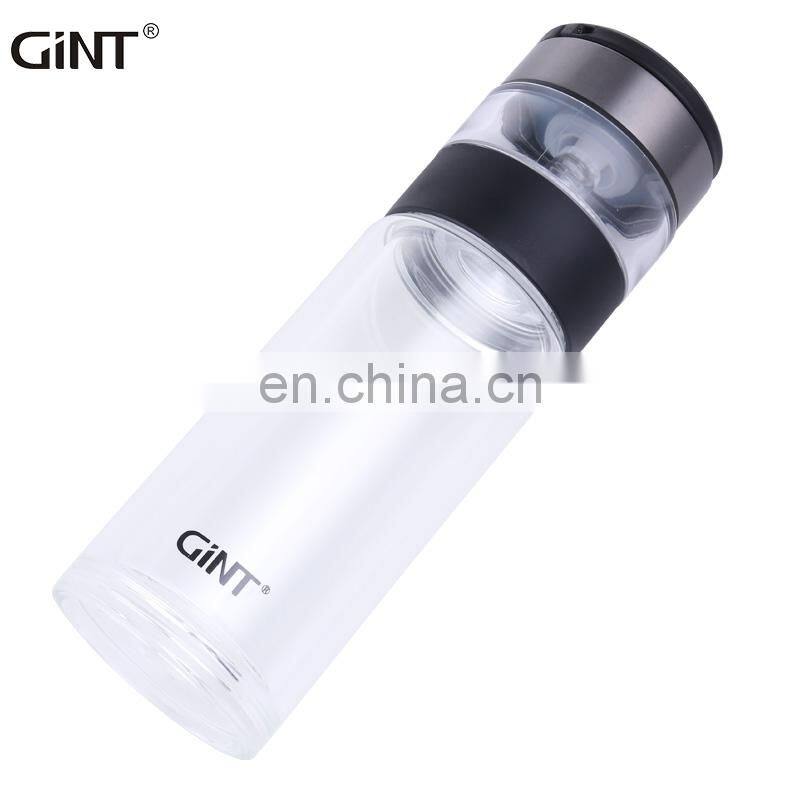 GINT 260ml High Quality Double Wall Glass Wholesale Insulated Water Bottle