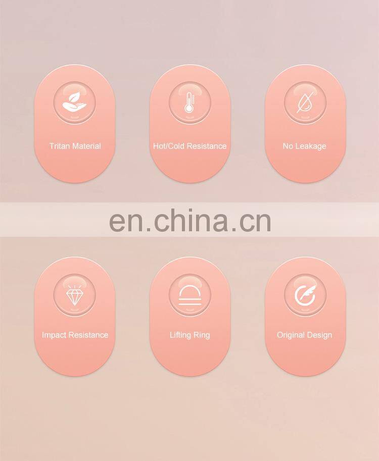 Gint 480ML Wholesale Custom Logo Portable Plastic Tritan Material Water Bottle with Cute Design