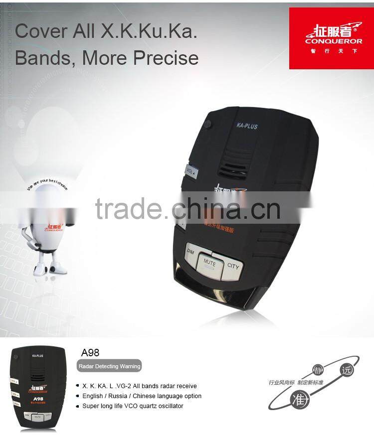 high performance full band car radar detection device