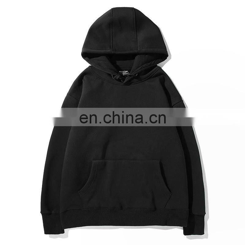 Customized 100% cotton fox velvet jacket men's pullover hoodie