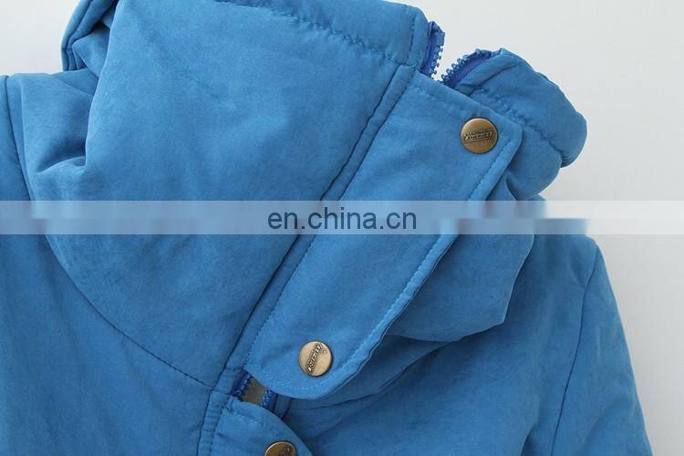 Wholesale custom Brand Women's Winter Outerwear Cotton-padded Medium-long Jacket Camperas Ladies Women Thick Winter Coat