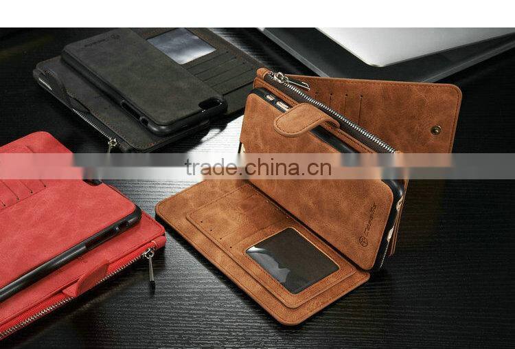 best sale genuine leather for Samsung NOTE 5 case, for Samsung NOTE 5 detachable wallet case