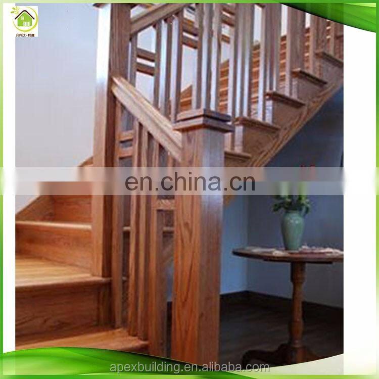 Modern interior wood stairs