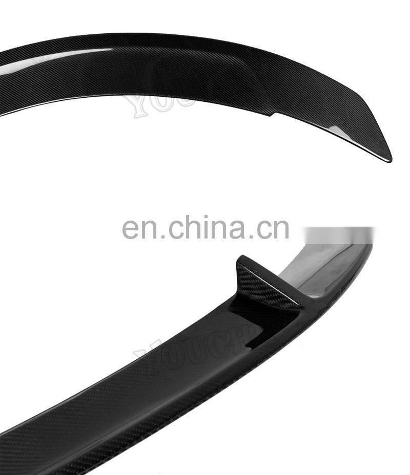 RT style carbon fiber rear trunk wings spoiler for Mercedes Benz E class W238 C238 2 door coupe 2016+