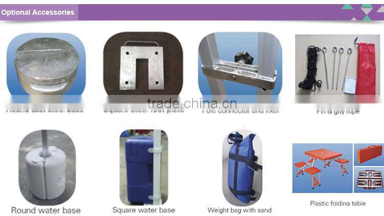 2015 white pop up tent wholesale with aluminum frame folding structures