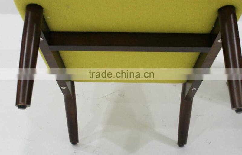 replica classic fiberglass material cashmere Hans J. Wegner PP19 The Teddy Bear Chair with ottoman