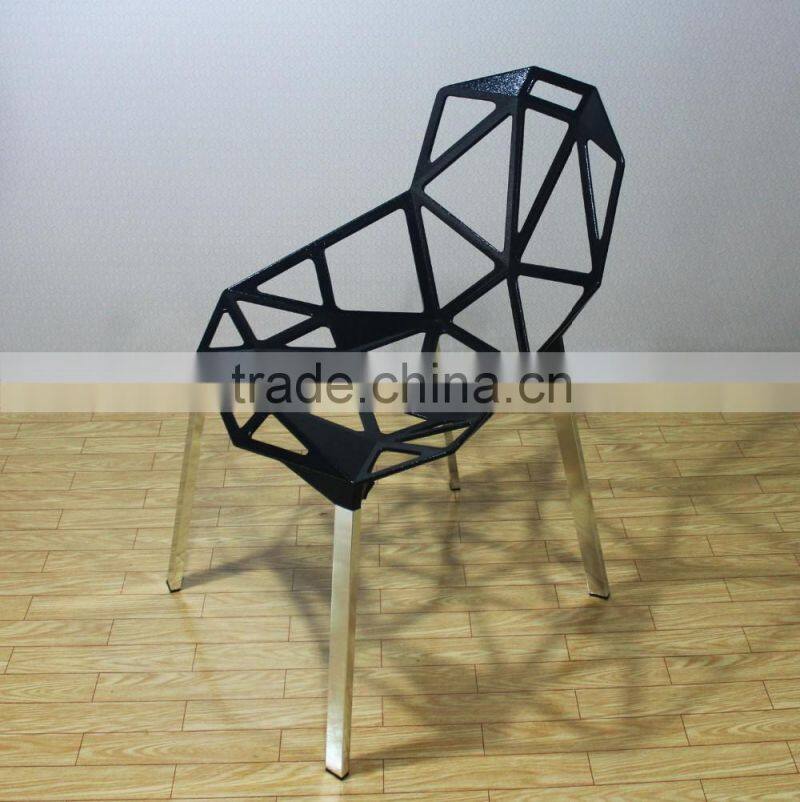 Replica Italian Graceful Design Multi-Use/Guest Chairs stacking Aluminum Konstantin Grcic Chair one ,chair one dining chair